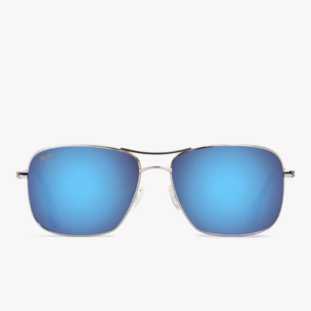 Maui Jim Blue Hawaii Silver Sunglasses